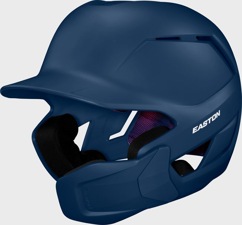 Easton Z50 With Multi-Adjust Jaw Guard Medium/Large Matte Batting Helmet - Navy