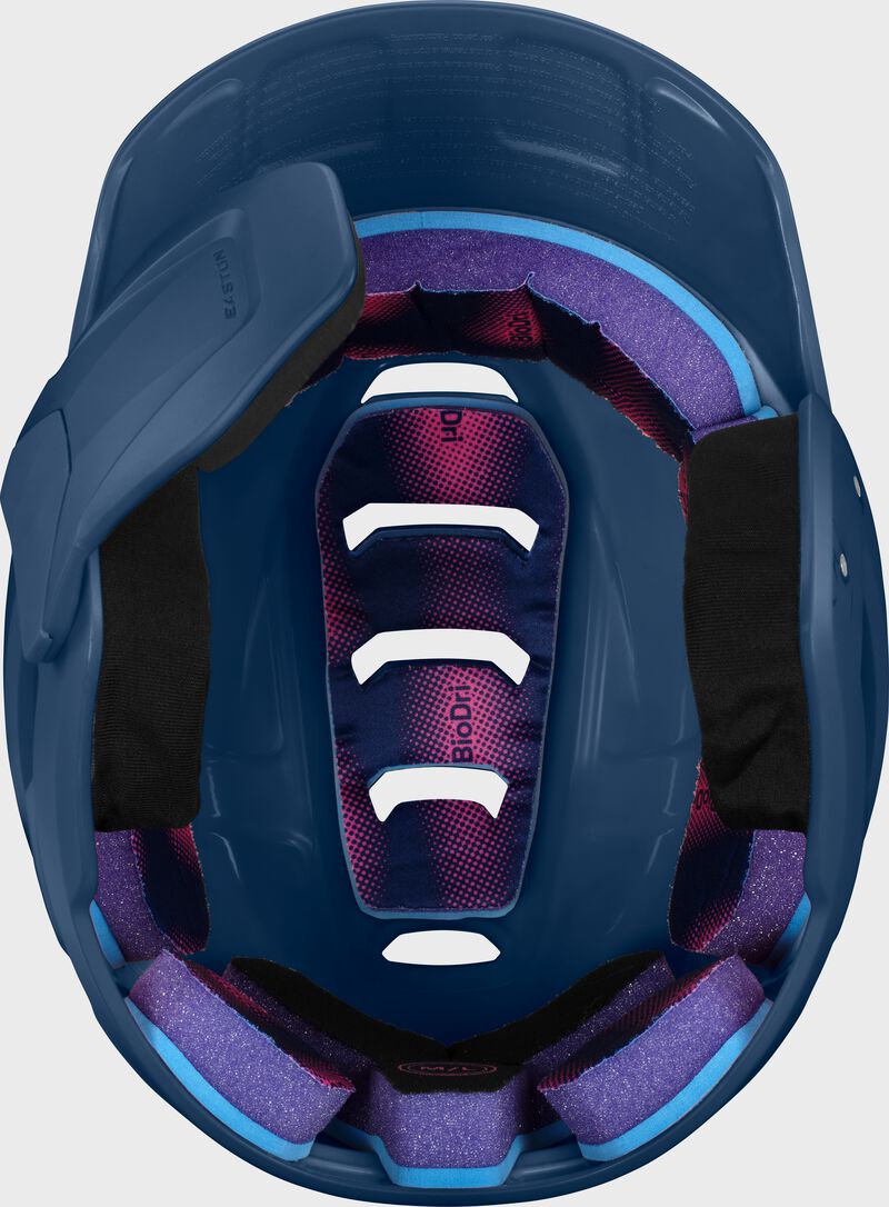 Easton Z50 With Multi-Adjust Jaw Guard Small/Medium Matte Batting Helmet - Navy