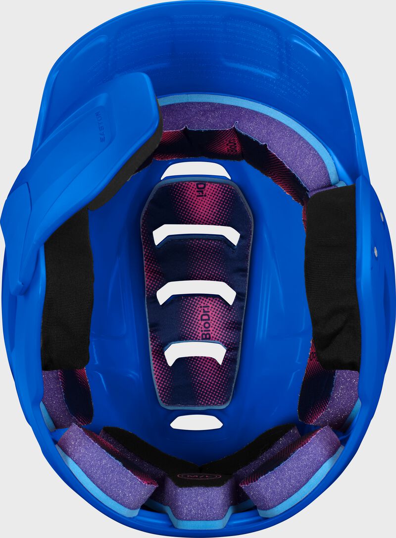Easton Z50 With Multi-Adjust Jaw Guard Medium/Large Matte Batting Helmet - Royal