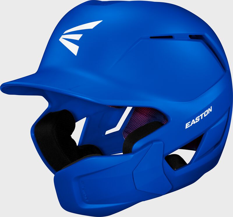 Easton Z50 With Multi-Adjust Jaw Guard Medium/Large Matte Batting Helmet - Royal