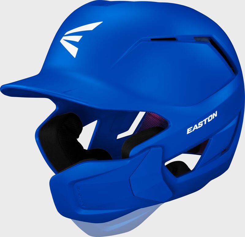 Easton Z50 With Multi-Adjust Jaw Guard Small/Medium Matte Batting Helmet - Royal