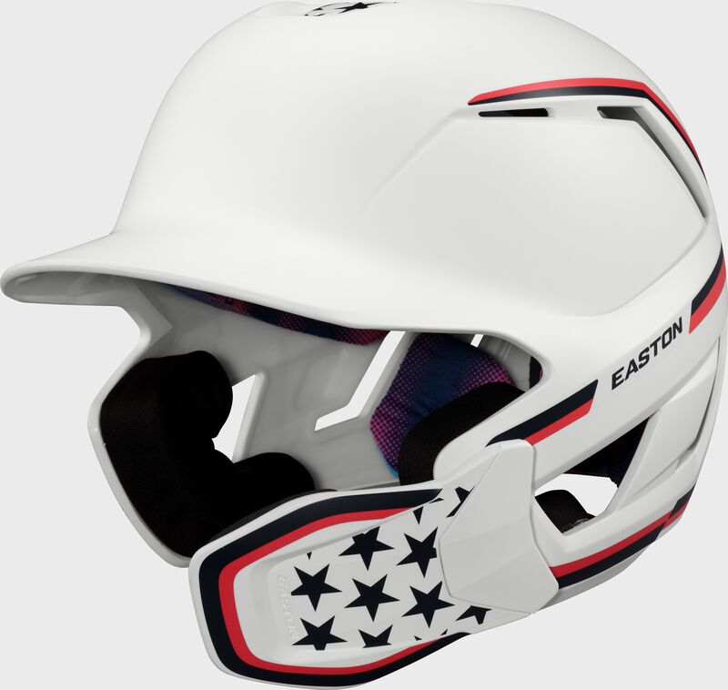Easton Z50 With Multi-Adjust Jaw Guard Small/Medium Matte Batting Helmet - Usa