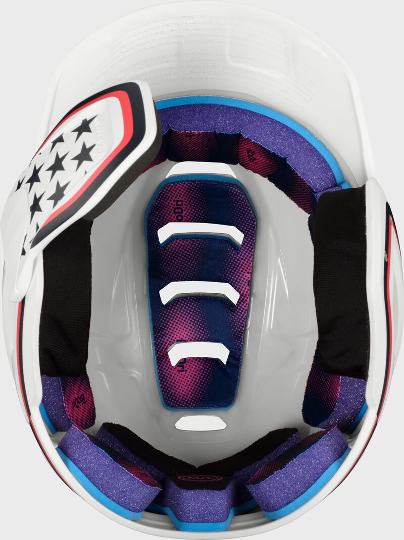 Easton Z50 With Multi-Adjust Jaw Guard Small/Medium Matte Batting Helmet - Usa