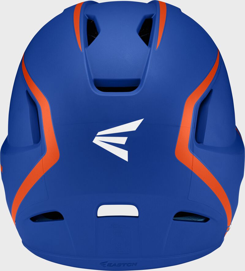 Easton Z5 2.0 2-Tone Senior Matte Batting Helmet - Royal/Athletic Orange
