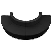 HERCULES Alon Series Black LeatherSoft Reception Configuration, 4 Pieces