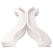 HERCULES Alon Series Melrose White LeatherSoft Reception Configuration, 10 Pieces