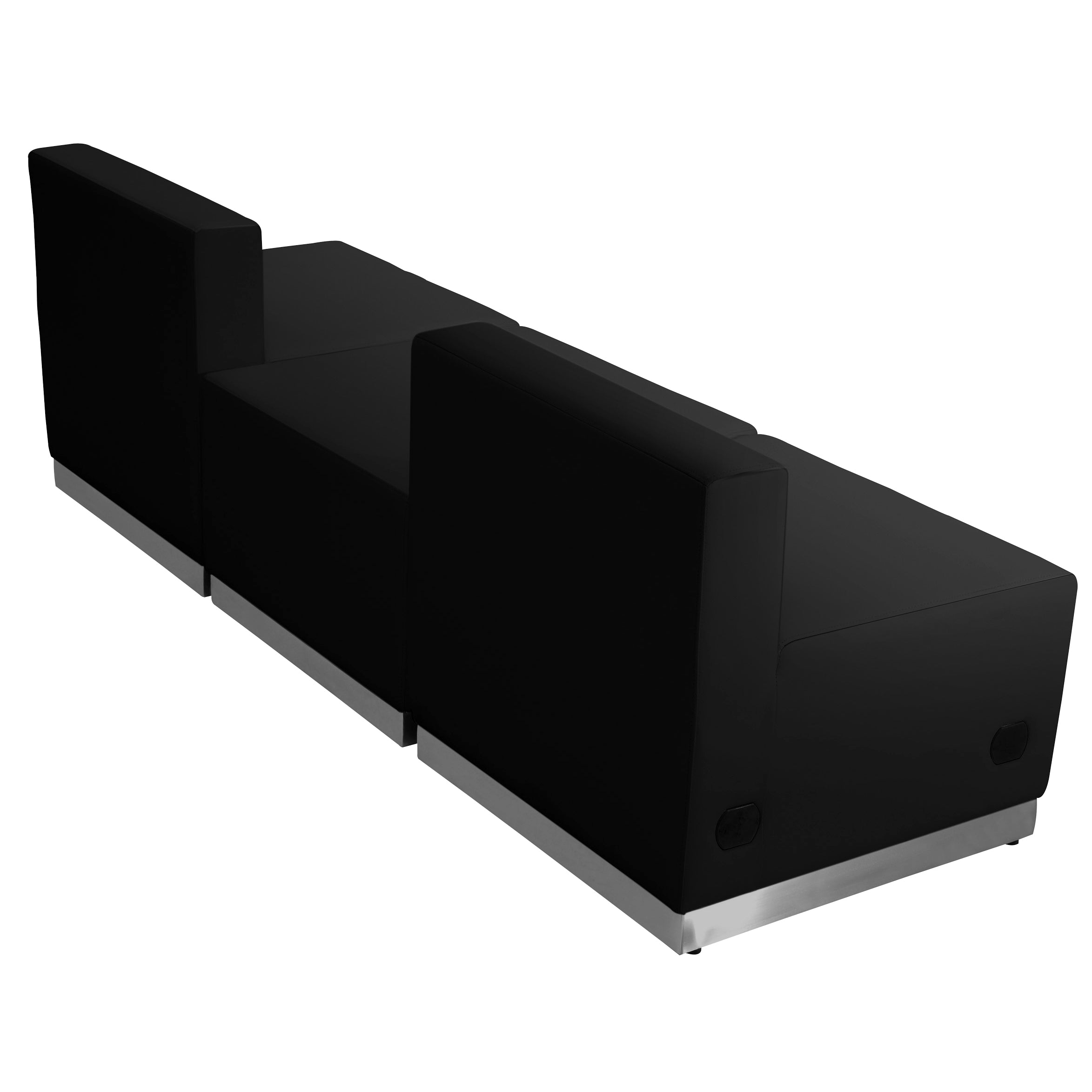 HERCULES Alon Series Black LeatherSoft Reception Configuration, 3 Pieces