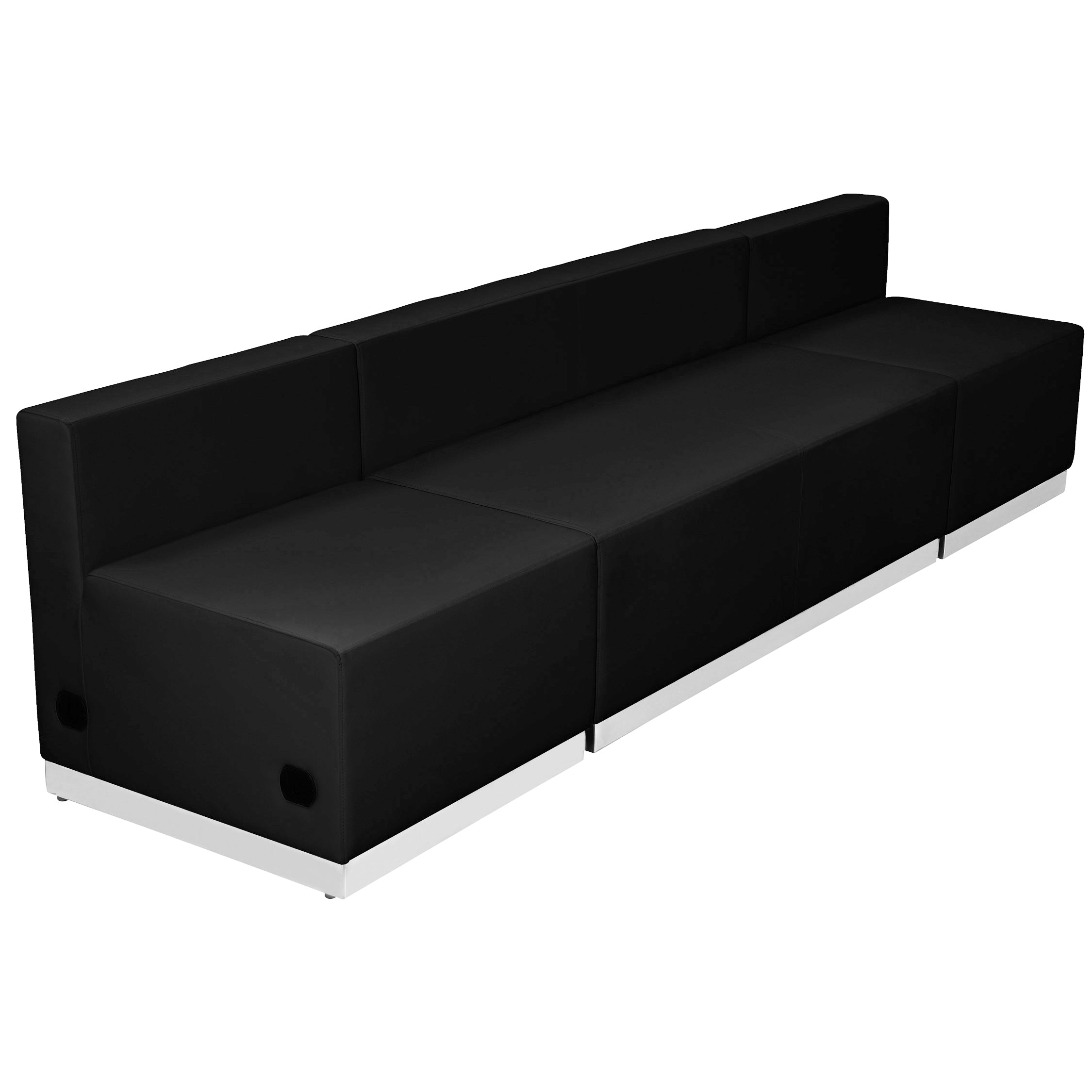 HERCULES Alon Series Black LeatherSoft Reception Configuration, 3 Pieces