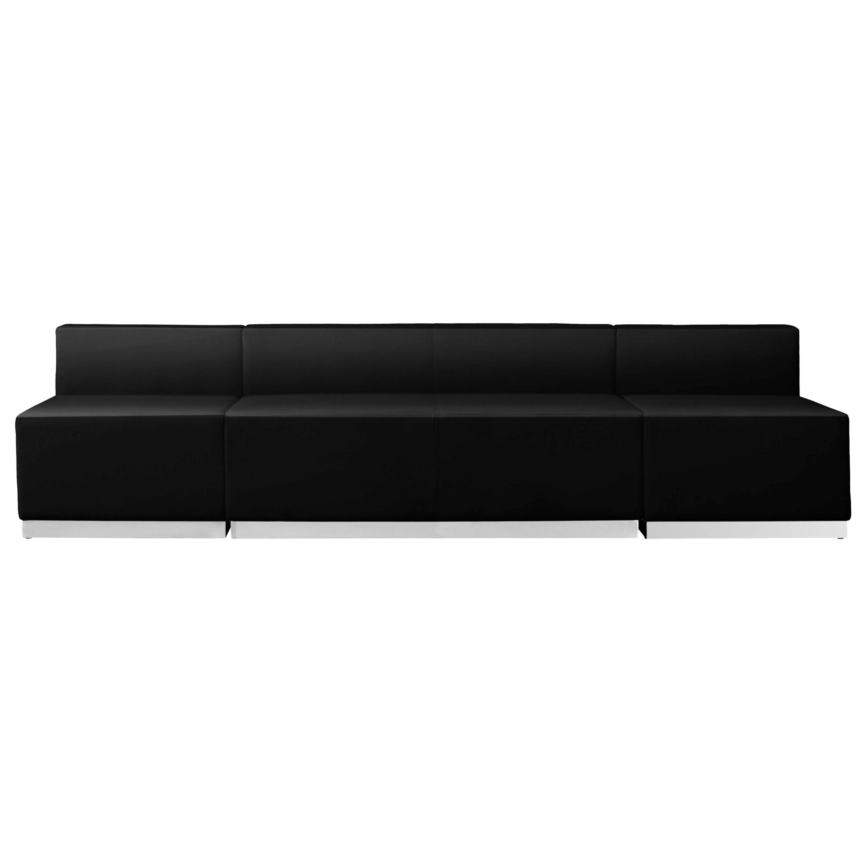 HERCULES Alon Series Black LeatherSoft Reception Configuration, 3 Pieces