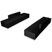 HERCULES Alon Series Black LeatherSoft Reception Configuration, 6 Pieces