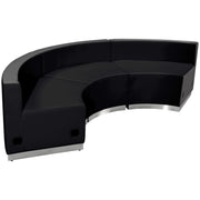HERCULES Alon Series Black LeatherSoft Reception Configuration, 3 Pieces