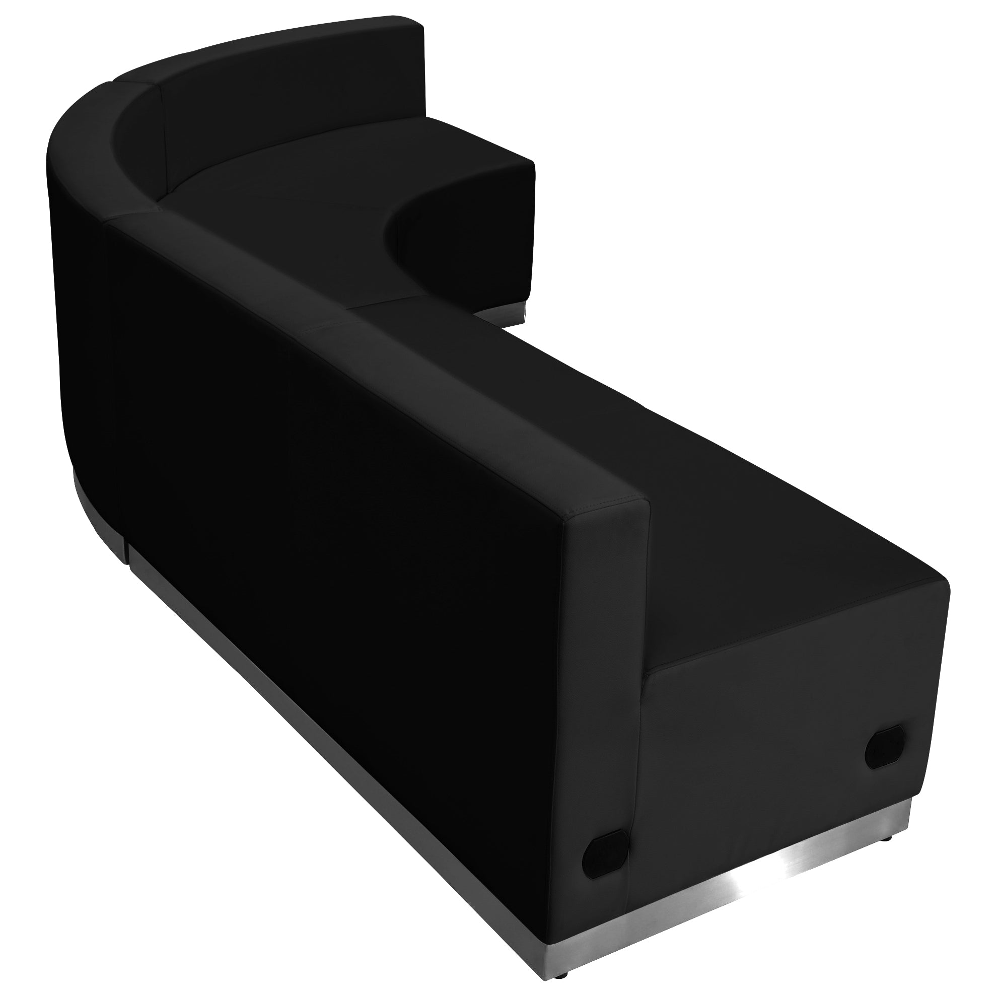 HERCULES Alon Series Black LeatherSoft Reception Configuration, 3 Pieces