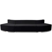 HERCULES Alon Series Black LeatherSoft Reception Configuration, 3 Pieces