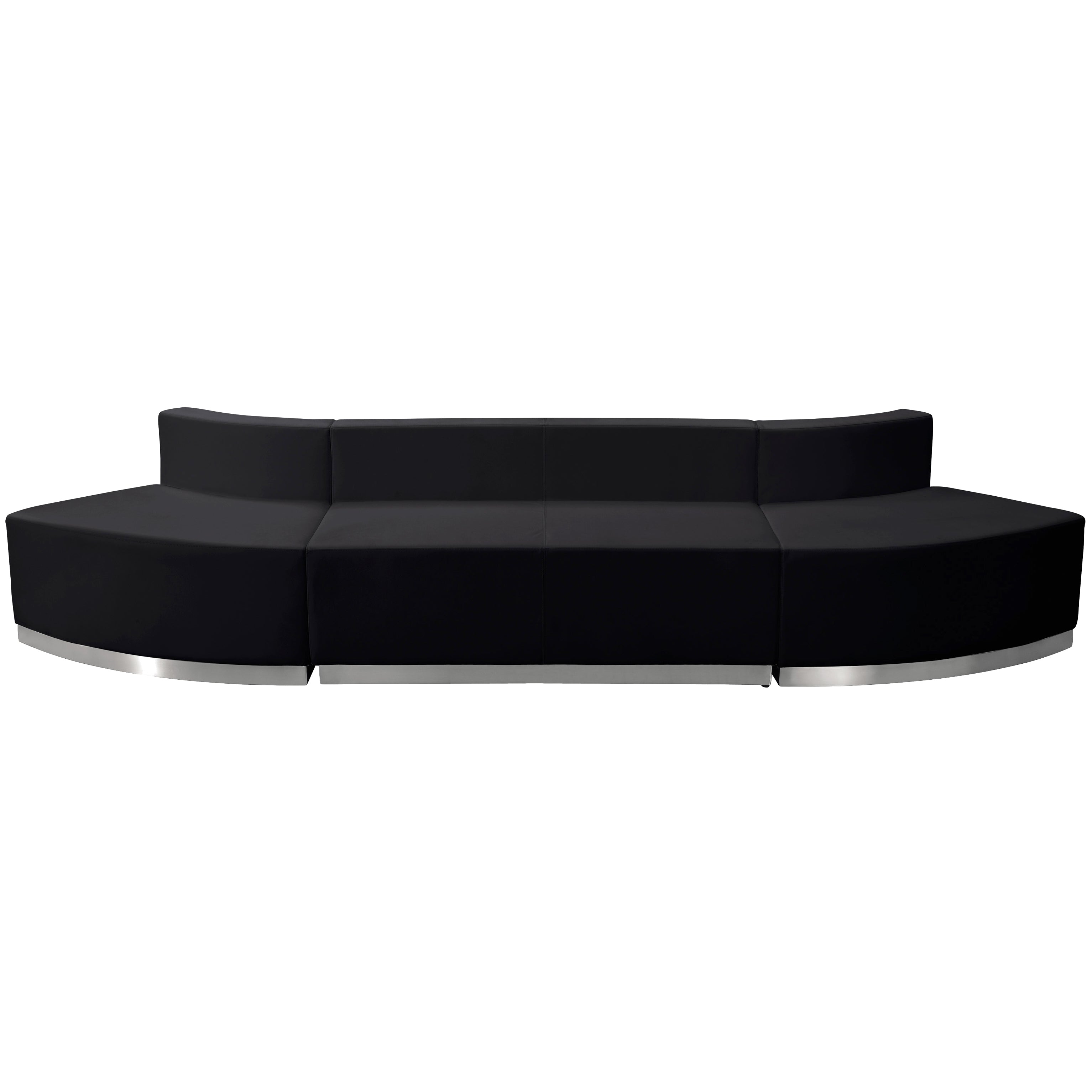 HERCULES Alon Series Black LeatherSoft Reception Configuration, 3 Pieces