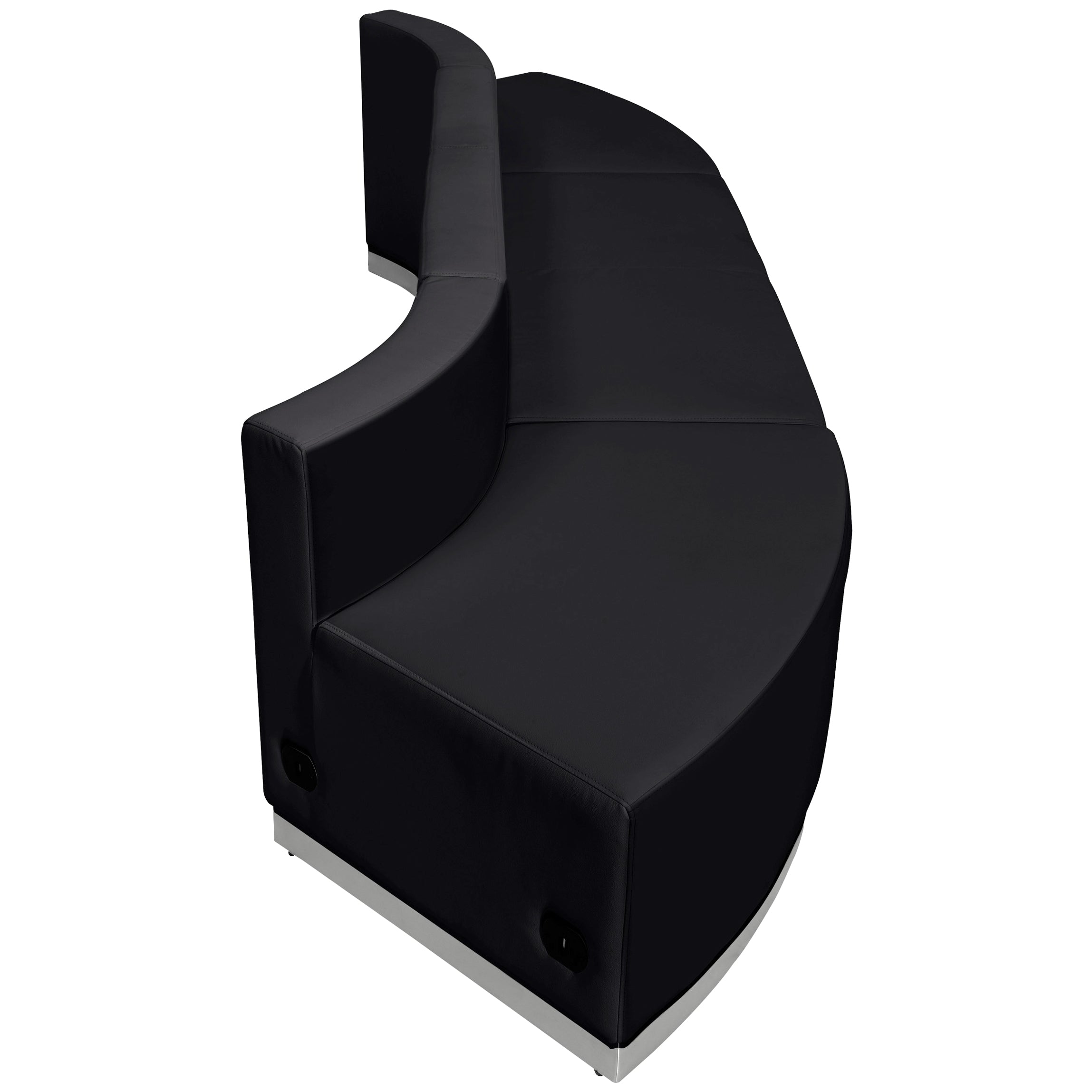 HERCULES Alon Series Black LeatherSoft Reception Configuration, 3 Pieces