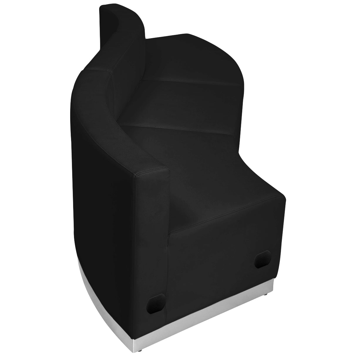 HERCULES Alon Series Black LeatherSoft Reception Configuration, 3 Pieces