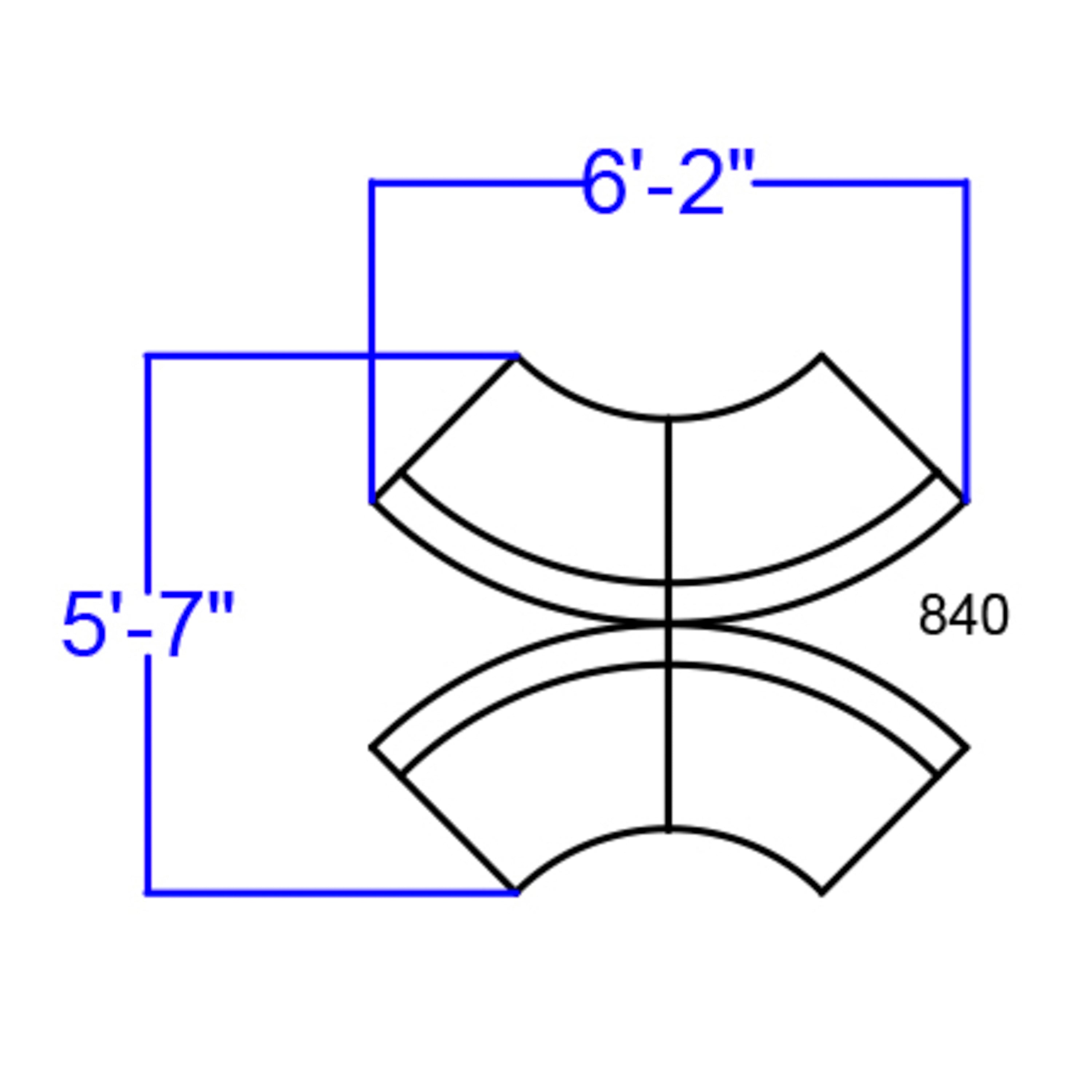 HERCULES Alon Series Black LeatherSoft Reception Configuration, 4 Pieces