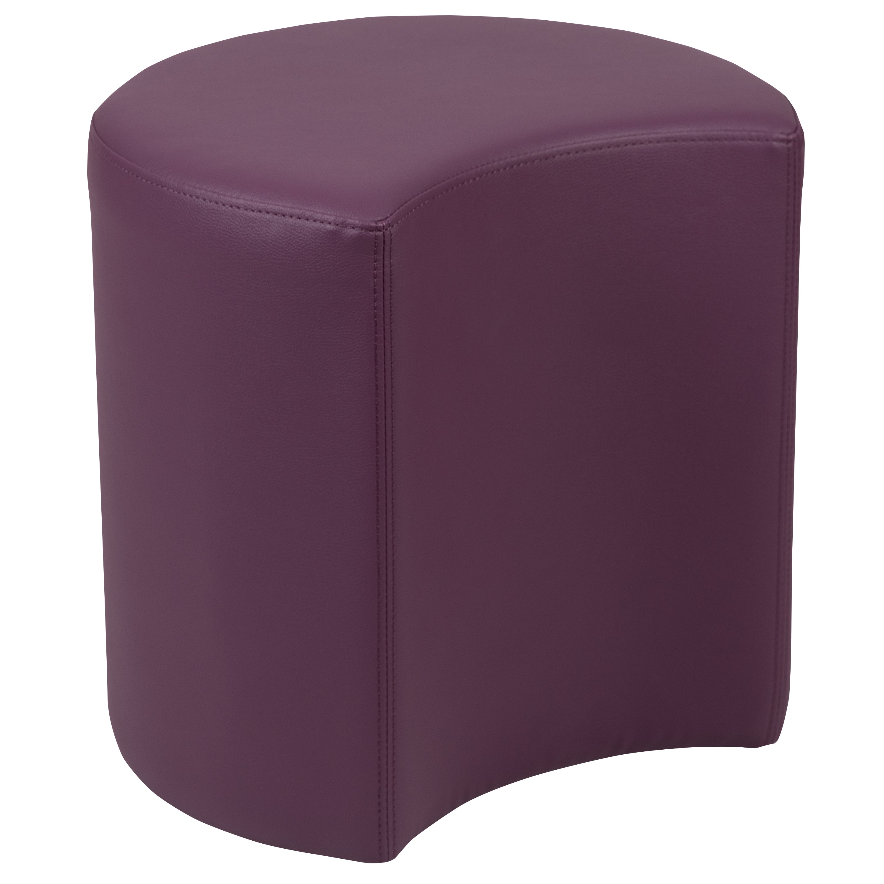 Nicholas Soft Seating Flexible Moon for Classrooms and Common Spaces - 18" Seat Height (Purple)
