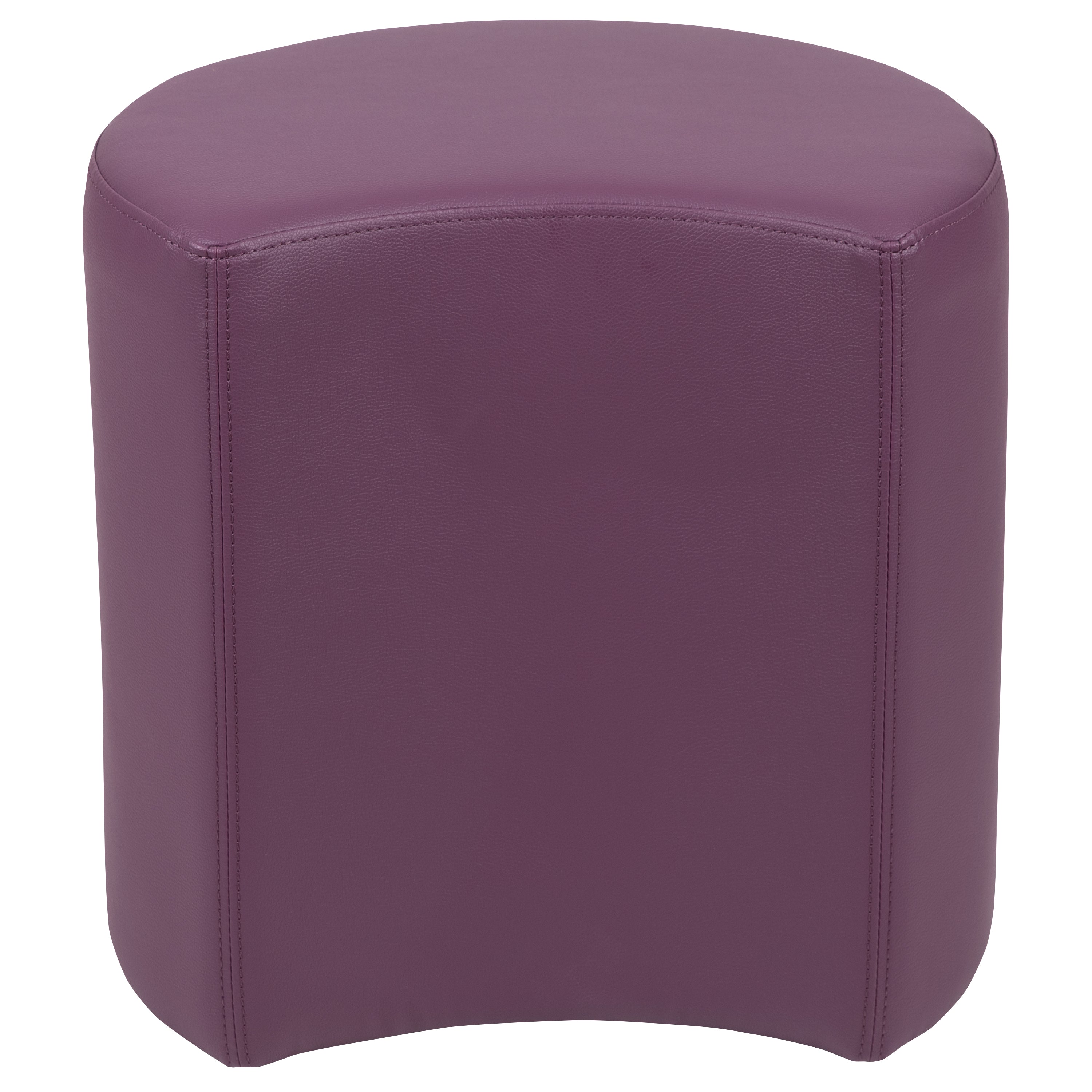 Nicholas Soft Seating Flexible Moon for Classrooms and Common Spaces - 18" Seat Height (Purple)