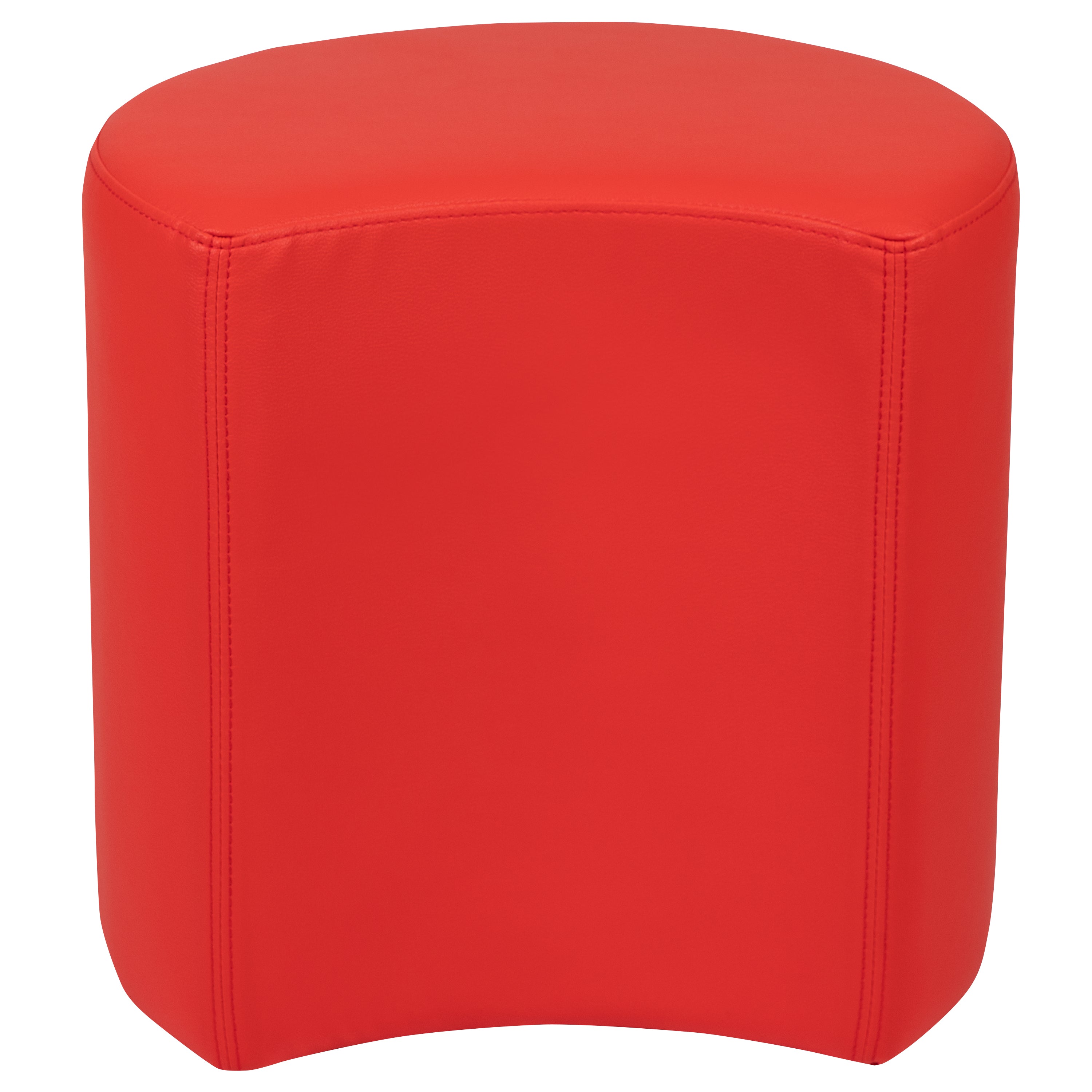 Nicholas Soft Seating Flexible Moon for Classrooms and Common Spaces - 18" Seat Height (Red)