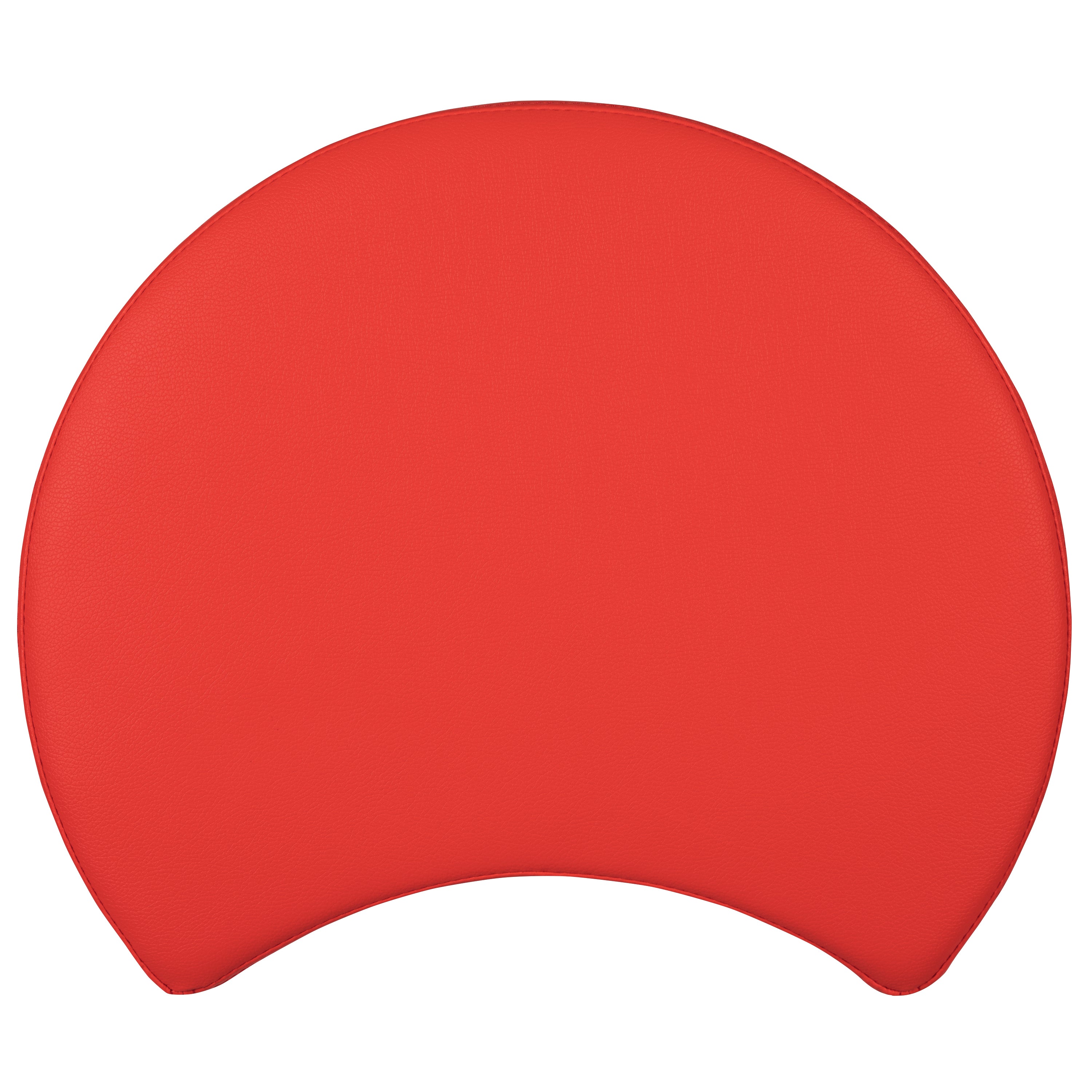 Nicholas Soft Seating Flexible Moon for Classrooms and Common Spaces - 18" Seat Height (Red)