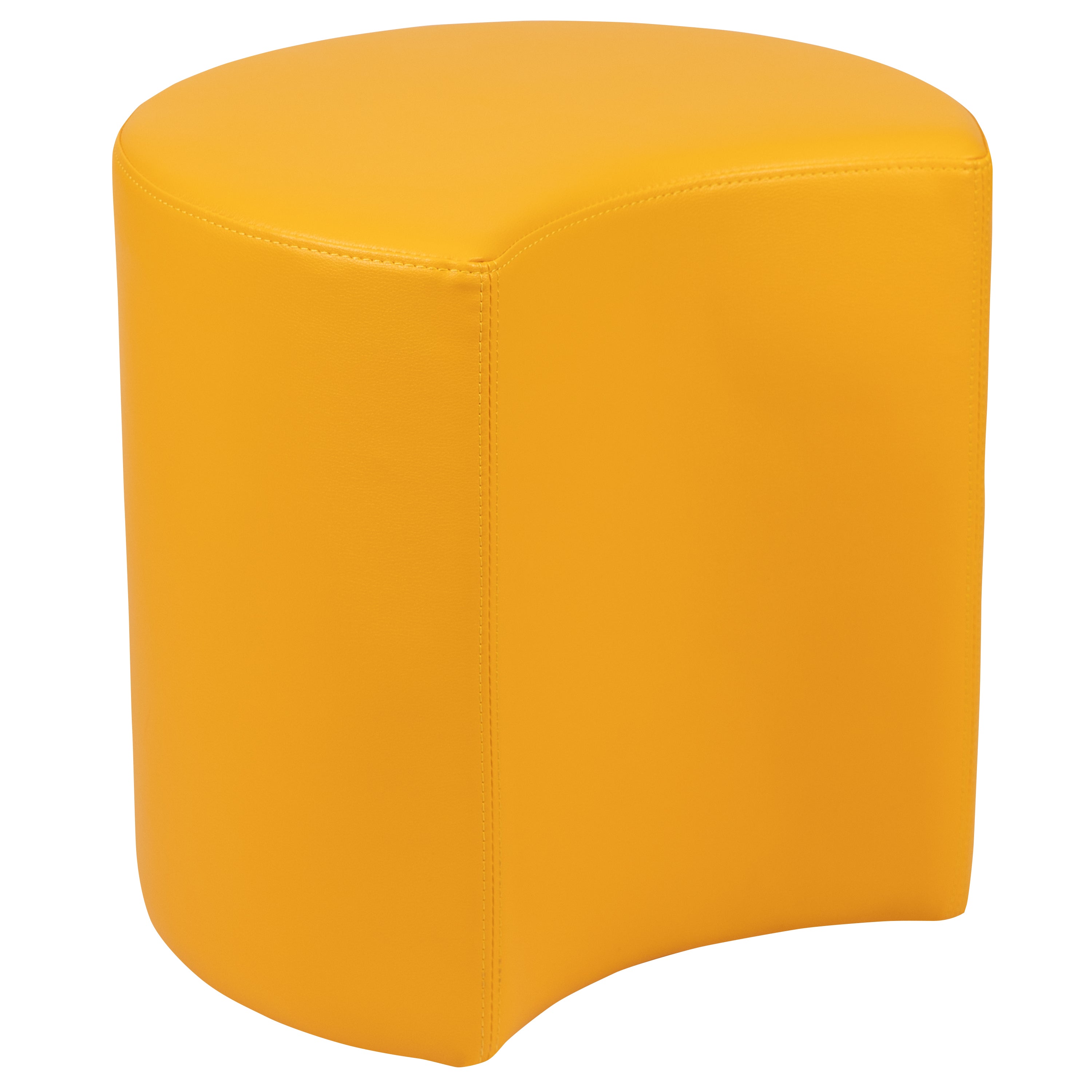 Nicholas Soft Seating Flexible Moon for Classrooms and Common Spaces - 18" Seat Height (Yellow)
