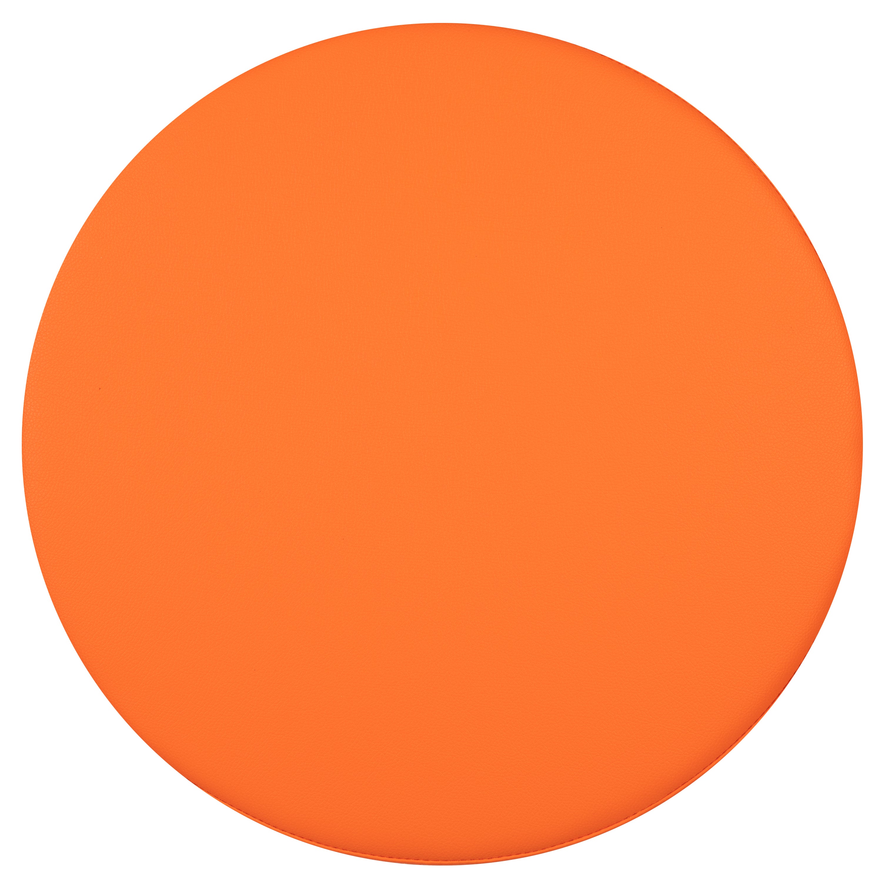 Nicholas Soft Seating Flexible Circle for Classrooms and Common Spaces - 18" Seat Height (Orange)