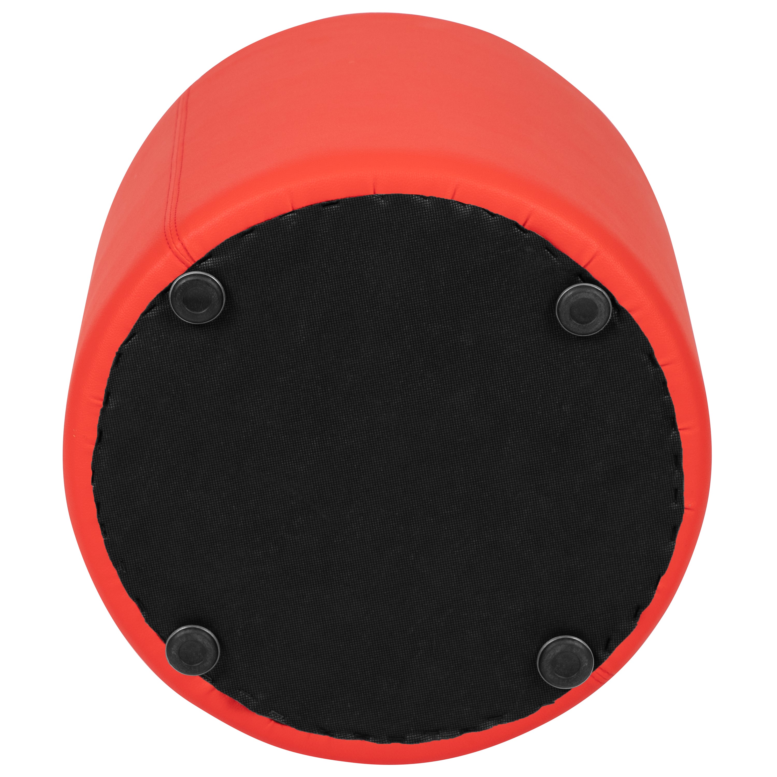Nicholas Soft Seating Flexible Circle for Classrooms and Common Spaces - 18" Seat Height (Red)