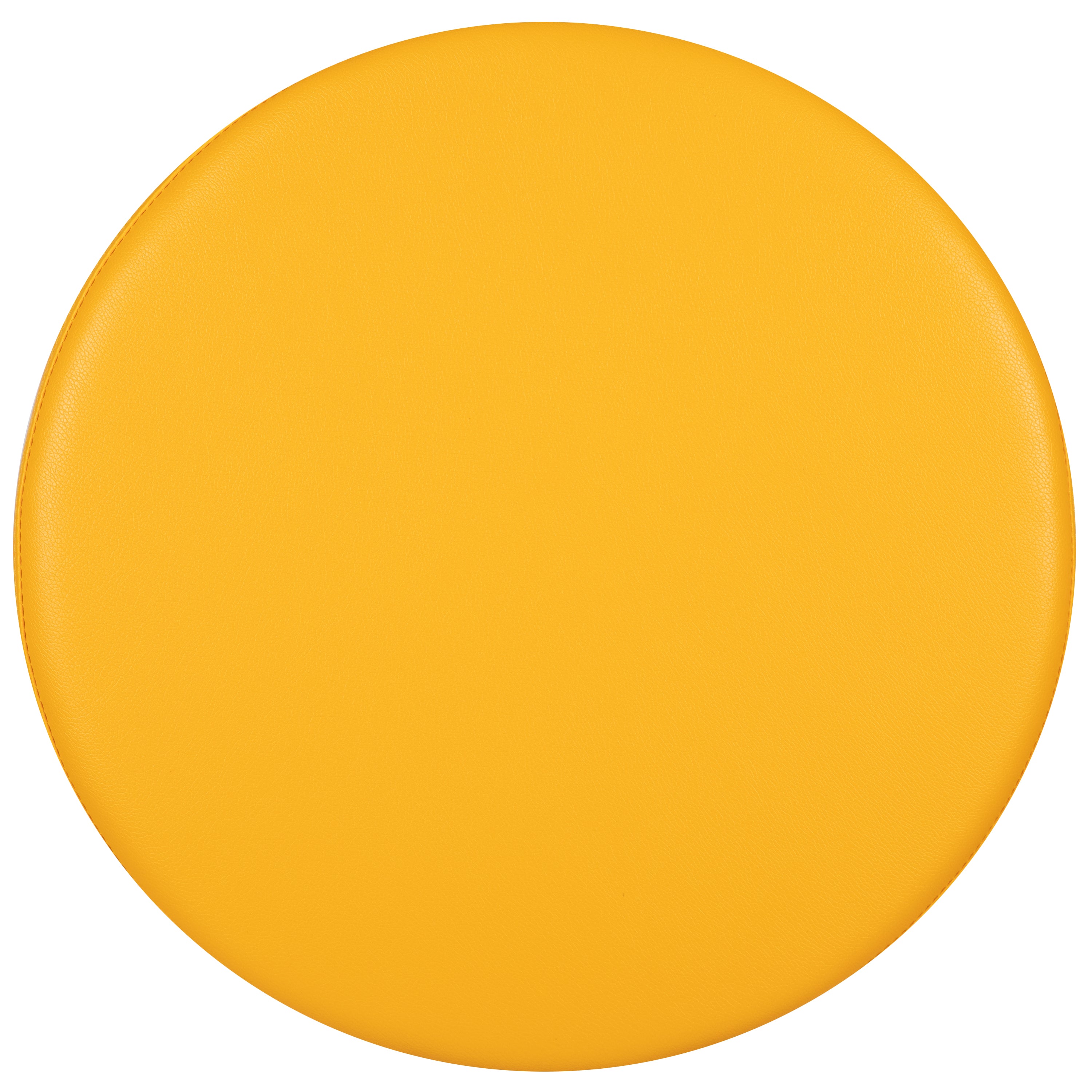 Nicholas Soft Seating Flexible Circle for Classrooms and Common Spaces - 18" Seat Height (Yellow)