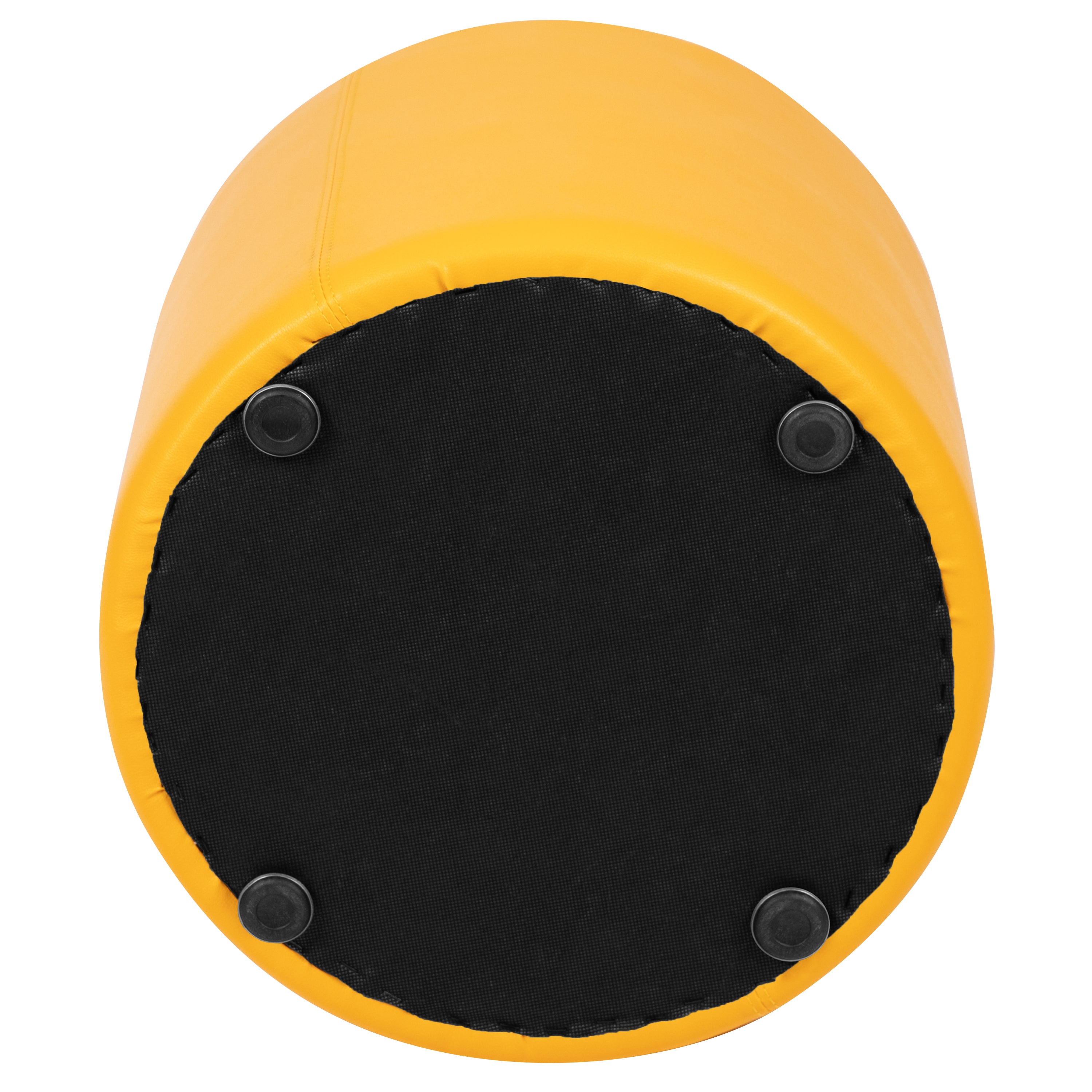 Nicholas Soft Seating Flexible Circle for Classrooms and Common Spaces - 18" Seat Height (Yellow)