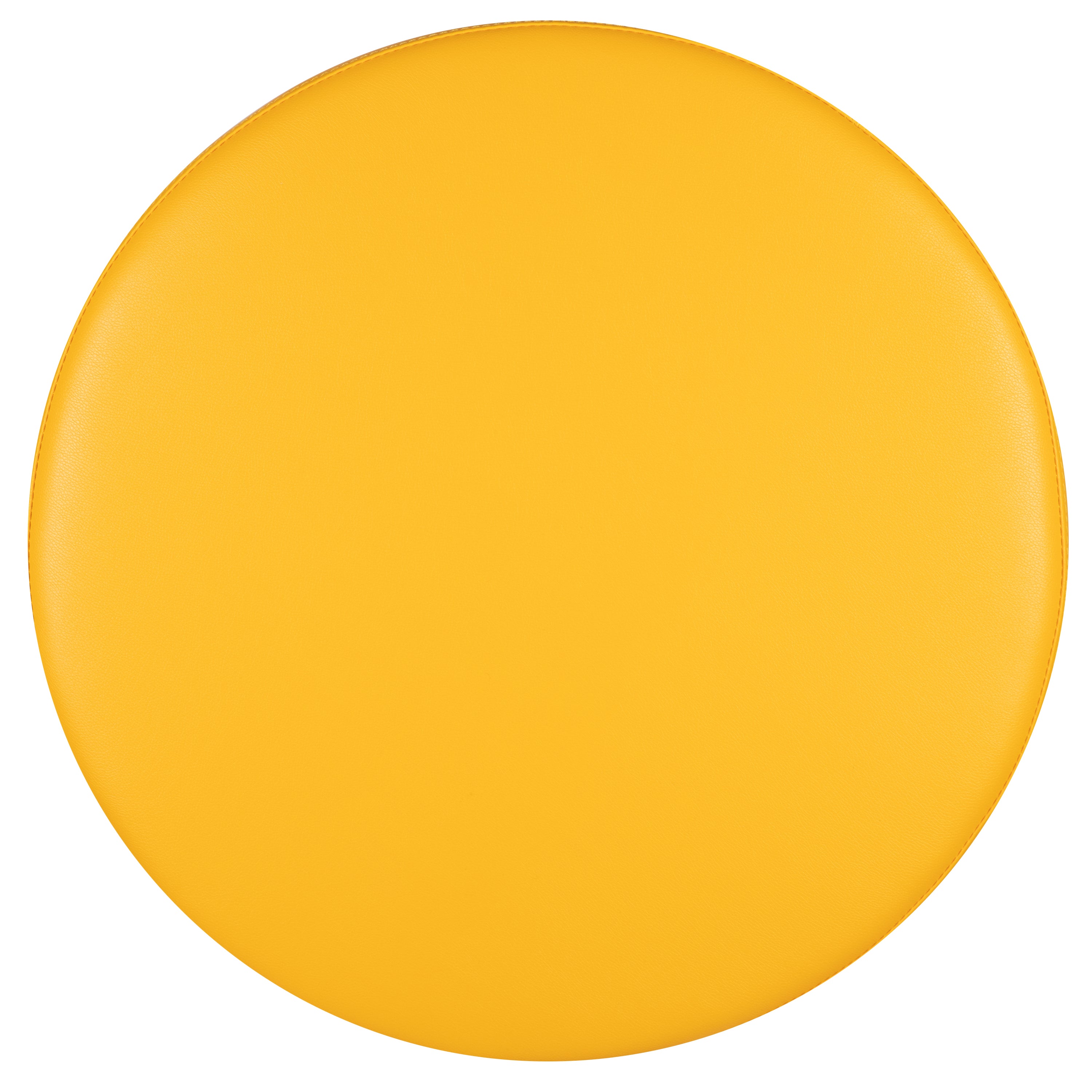 Nicholas Large Soft Seating Flexible Circle for Classrooms and Common Spaces - Yellow (18" Height x 24" Diameter)