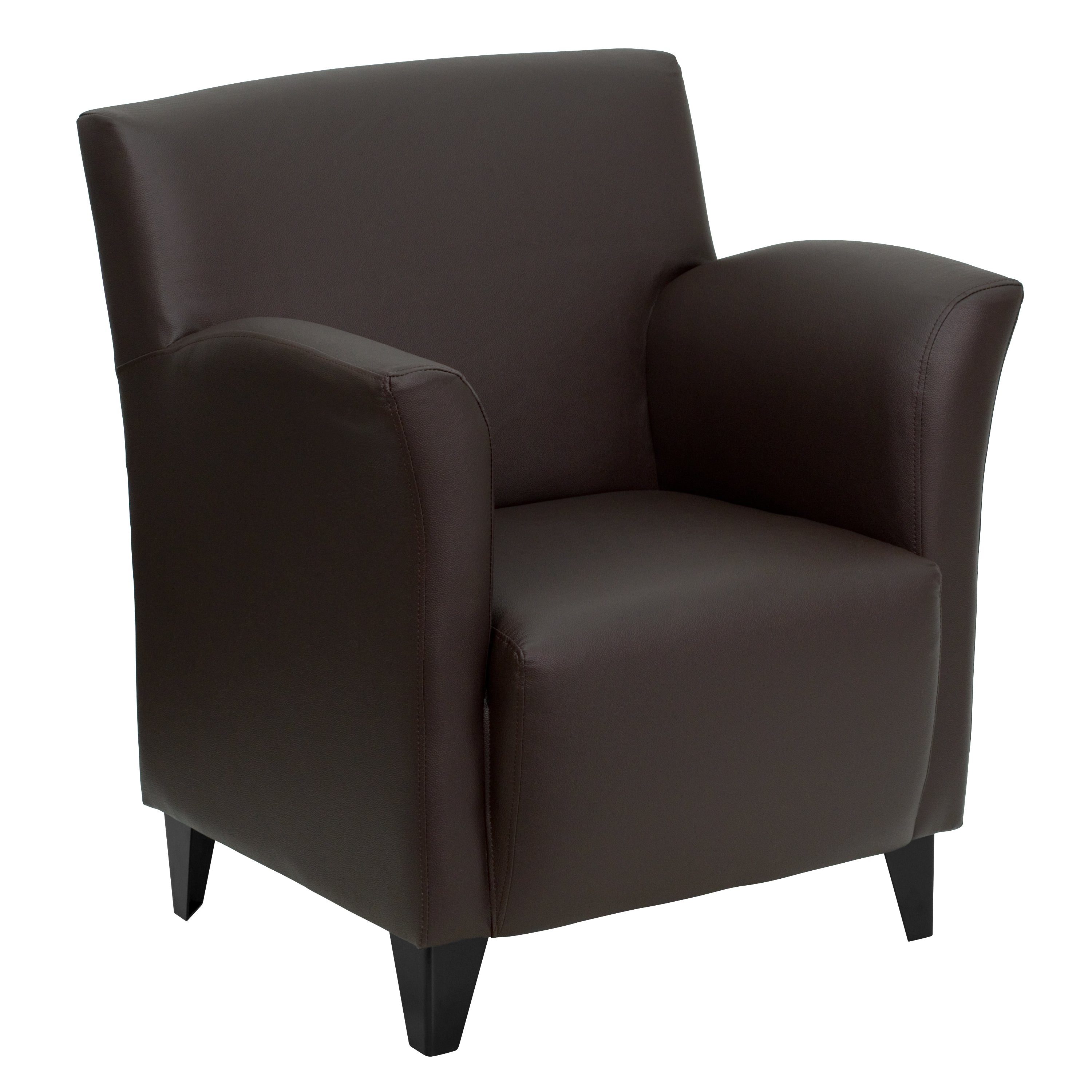 HERCULES Roman Series Brown LeatherSoft Lounge Chair