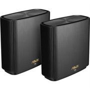 ASUS ZenWiFi AX Whole-Home Tri-band Mesh WiFi 6 System (XT8) - 2 pack, Coverage up to 5,500 sq.ft or 6+rooms, 6.6Gbps, WiFi, 3 SSIDs, life-time network security and parental controls, 2.5G port