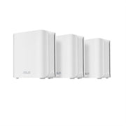 ASUS - ZenWiFi BD4 Dual-Band 3-Piece Mesh Wi-Fi System ZenWiFi BD4 3PK - Black