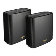ASUS ZenWiFi XT9 AX7800 Tri-Band WiFi6 Mesh WiFiSystem (2Pack), 802.11ax, up to 5700 sq ft & 6+ Rooms, AiMesh, Lifetime Free Internet Security, Parental Controls, 2.5G WAN Port, UNII 4, Charcoal