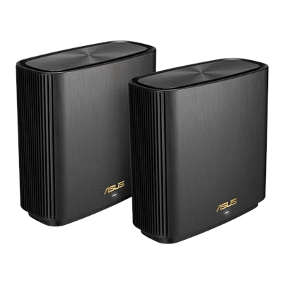 ASUS ZenWiFi XT9 AX7800 Tri-Band WiFi6 Mesh WiFiSystem (2Pack), 802.11ax, up to 5700 sq ft & 6+ Rooms, AiMesh, Lifetime Free Internet Security, Parental Controls, 2.5G WAN Port, UNII 4, Charcoal