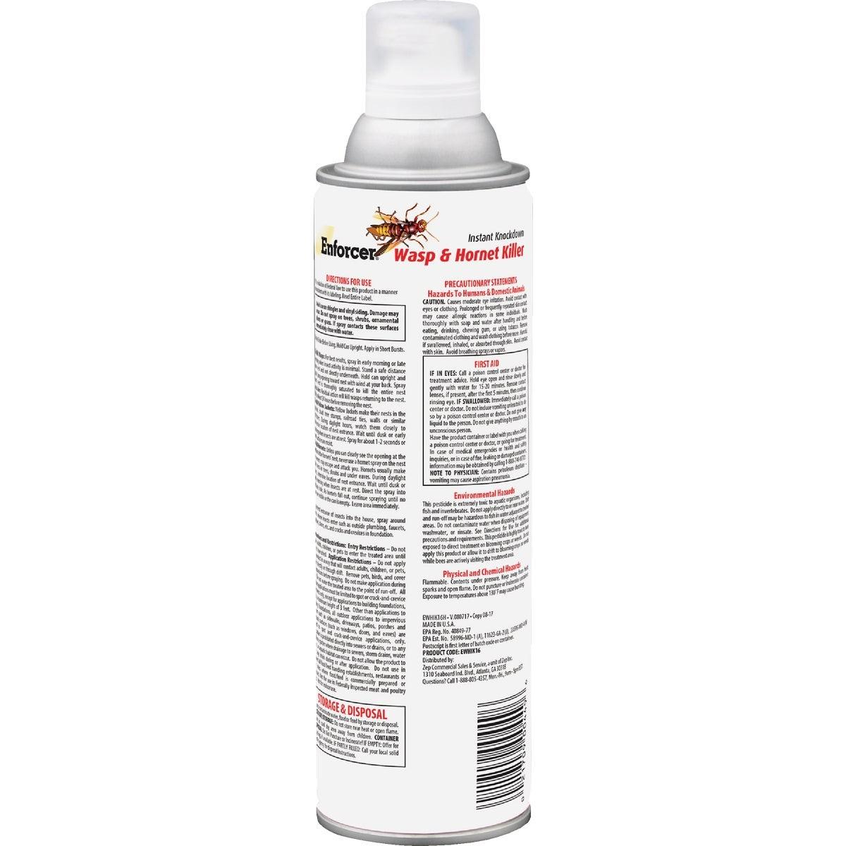 EWHIK16 Enforcer 16 Oz. Liquid Aerosol Spray Wasp & Hornet Killer