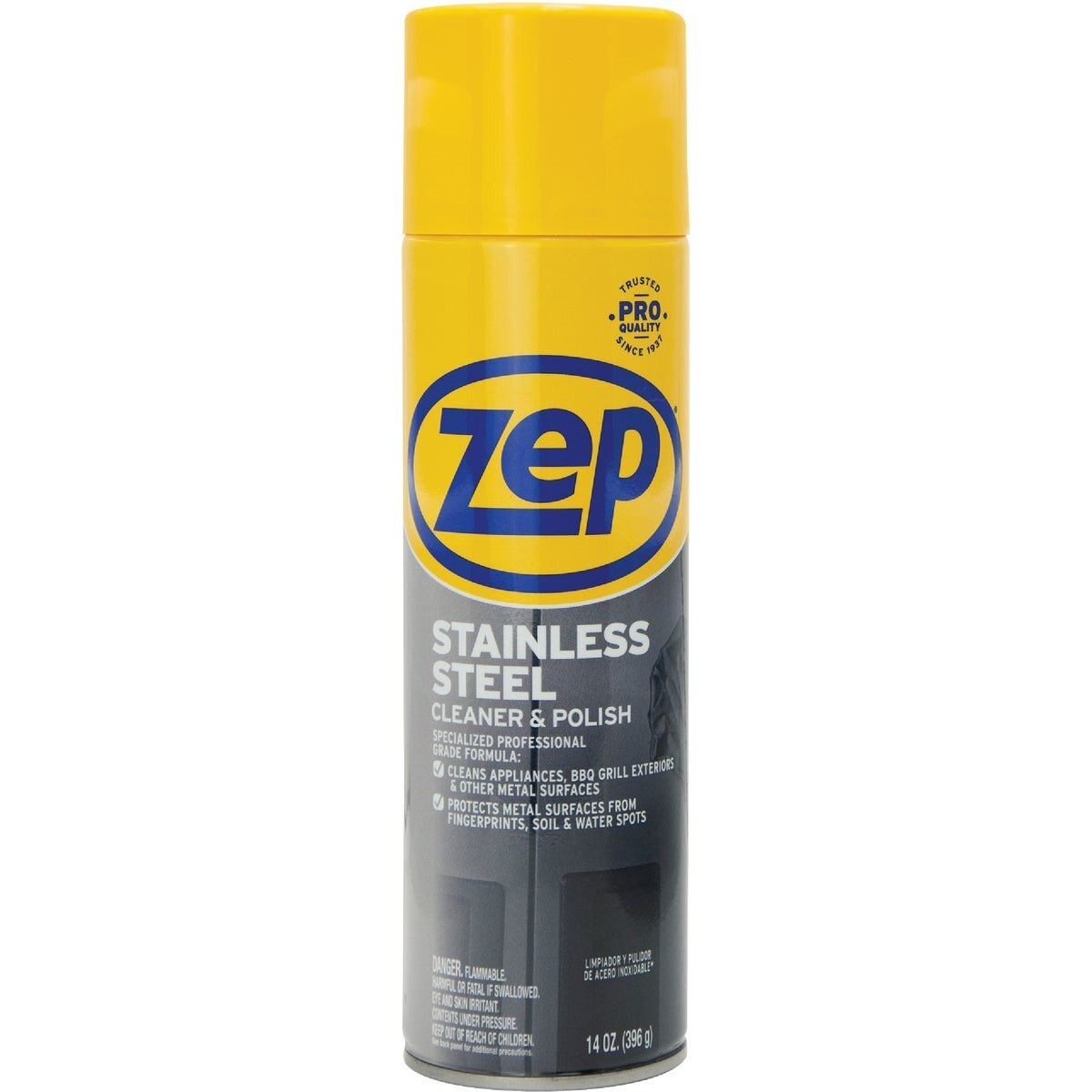 ZUSSTL14 Zep 14 Oz. Stainless Steel Cleaner & Polish