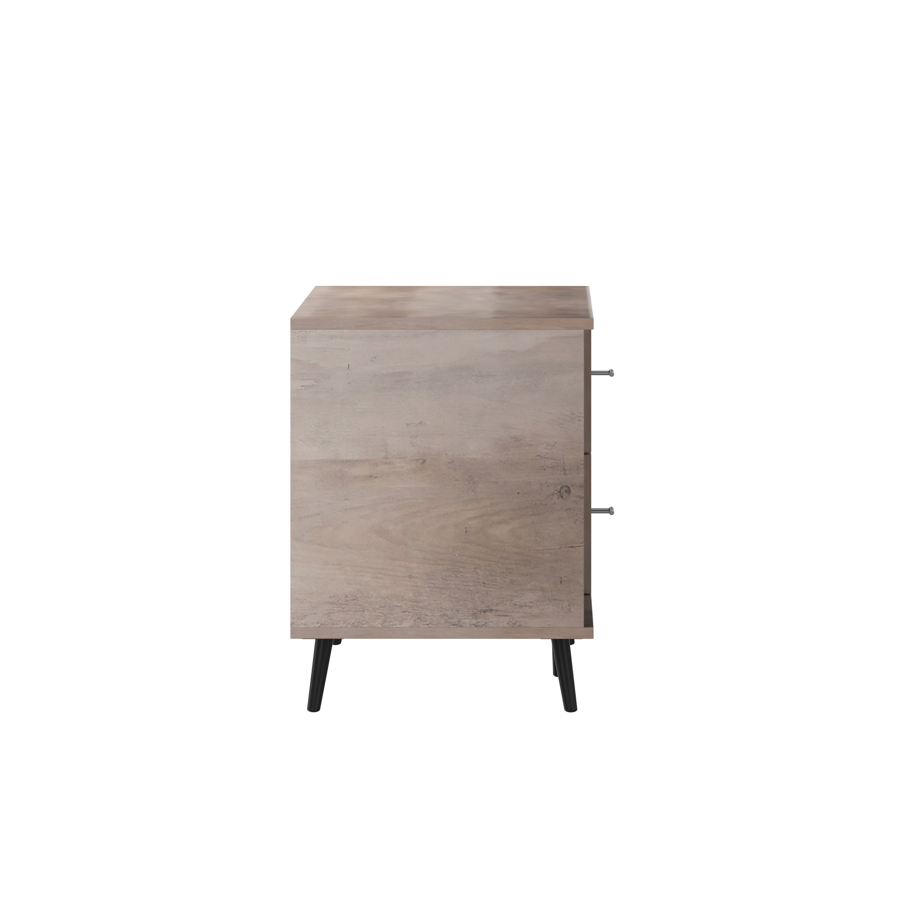 Nelson 65" Mid Century Modern TV Stand for up to 60" TV's with Adjustable Shelf and Storage Drawers, Walnut