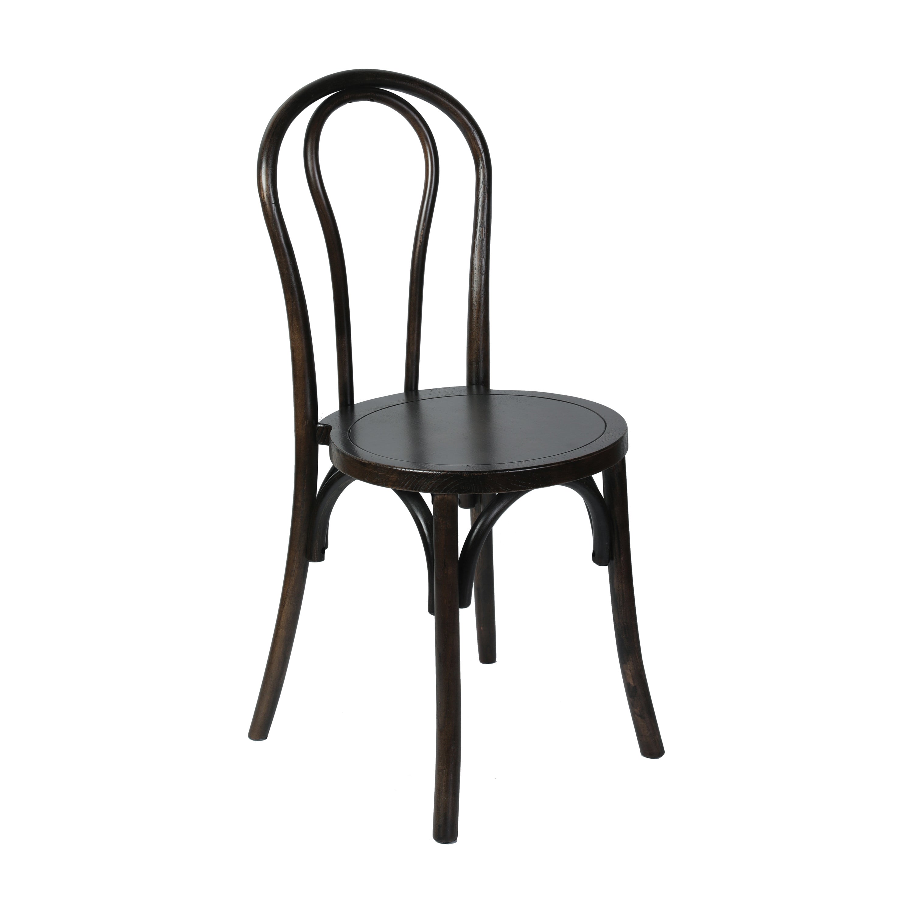 Betsy Commercial Grade Early American Thonet Style Solid Wood Stackable Dining Chair