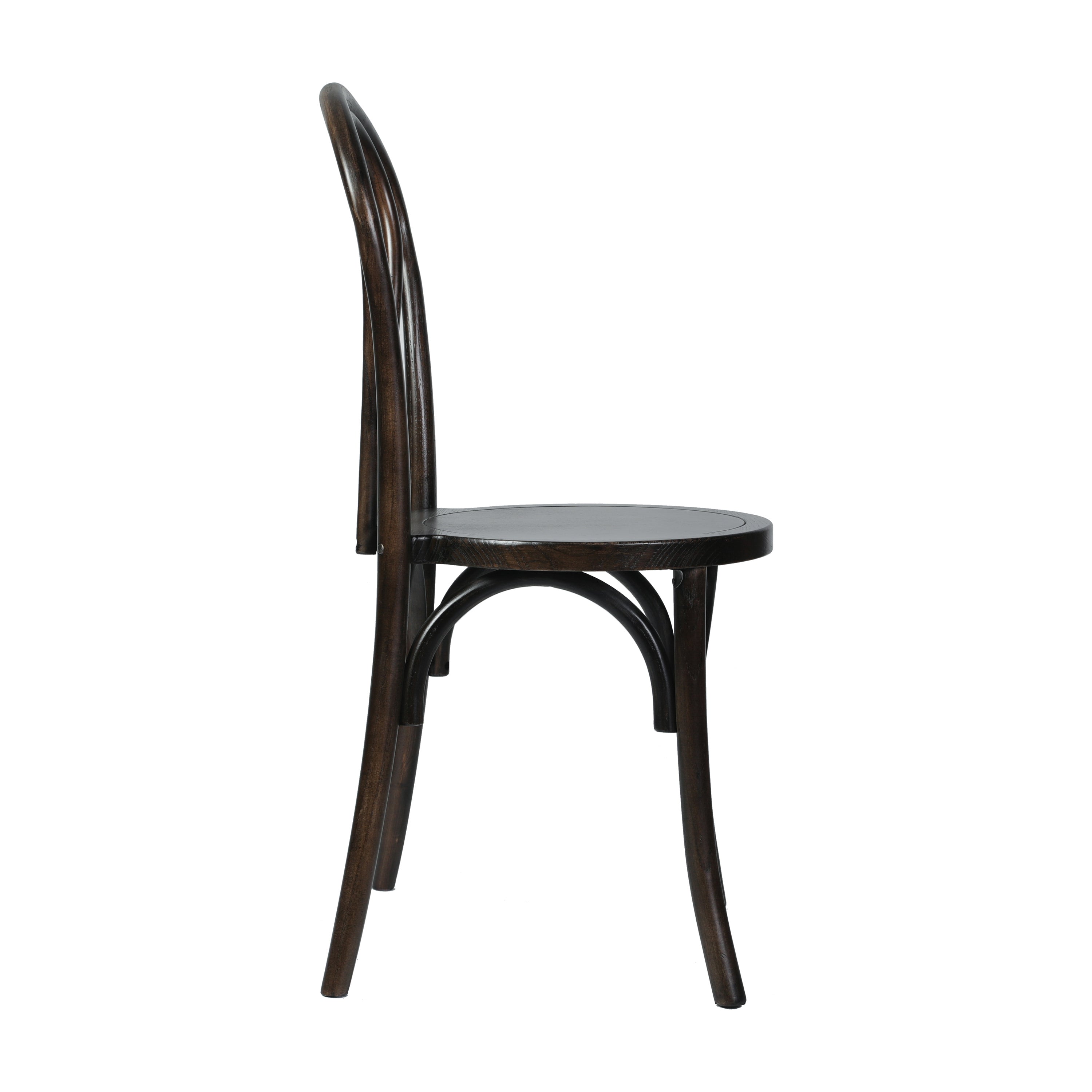 Betsy Commercial Grade Early American Thonet Style Solid Wood Stackable Dining Chair