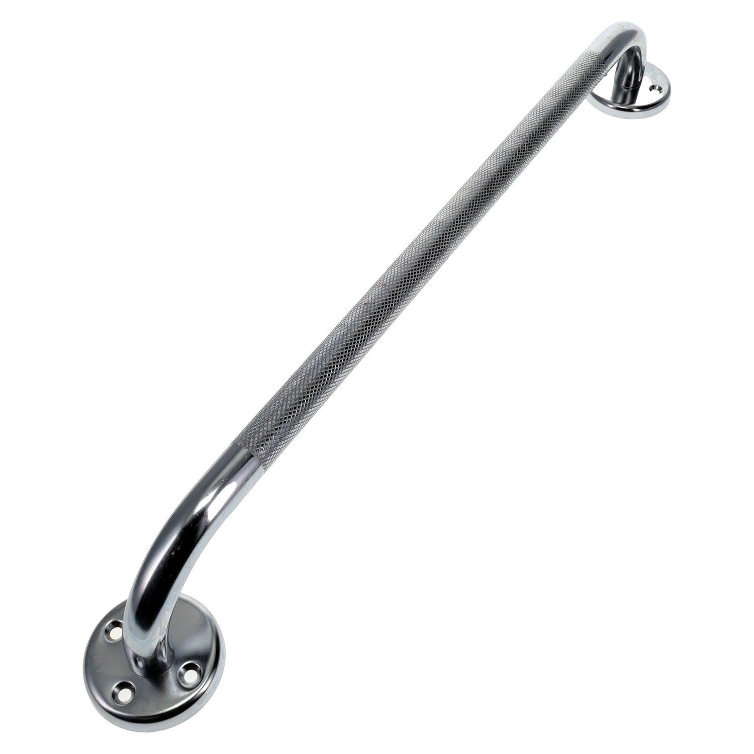 Steel Grab Bar, Chrome Plated, 1" Diameter, 24"