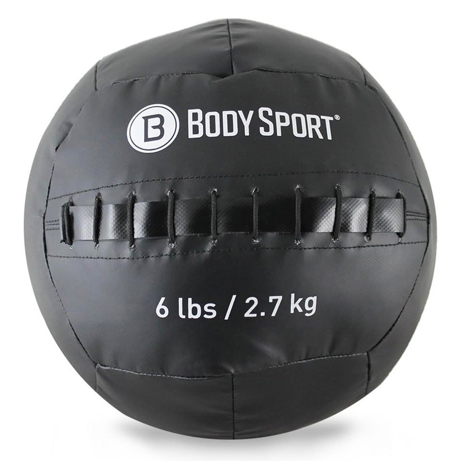 Body Sport Wall Ball, 6Lb, Black