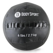 Body Sport Wall Ball, 6Lb, Black