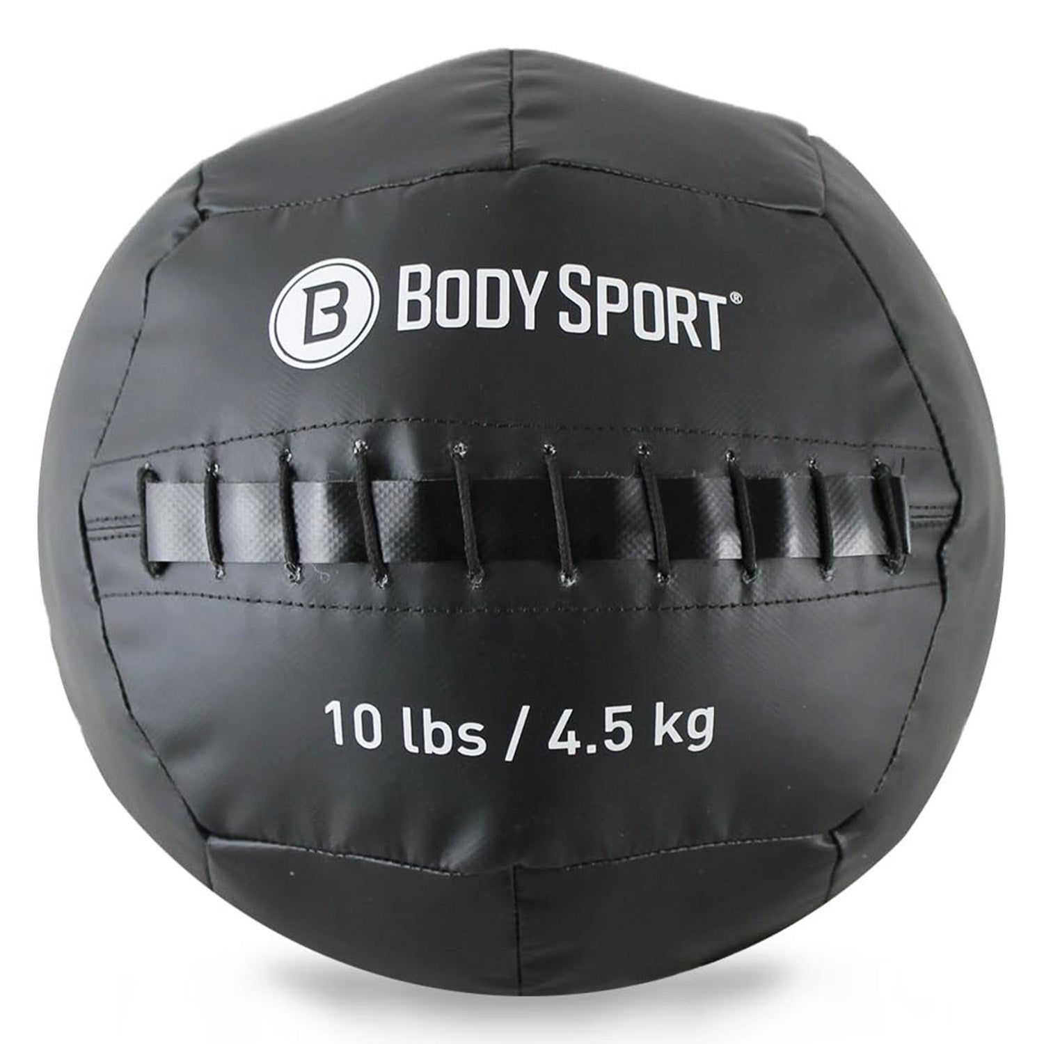 Body Sport Wall Ball, 10Lb, Black