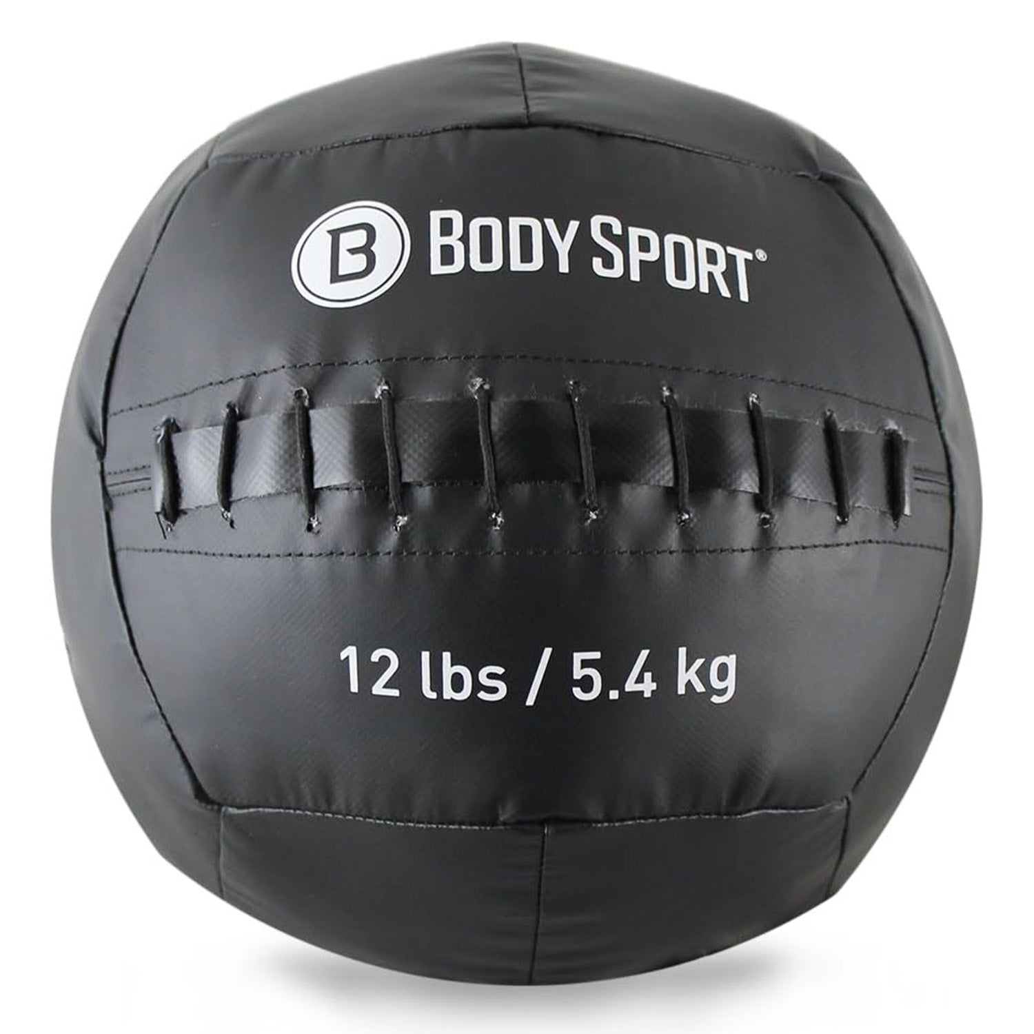Body Sport Wall Ball, 12Lb, Black