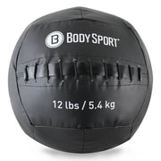 Body Sport Wall Ball, 12Lb, Black