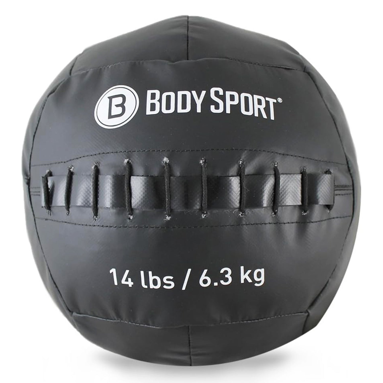 Body Sport Wall Ball, 14Lb, Black