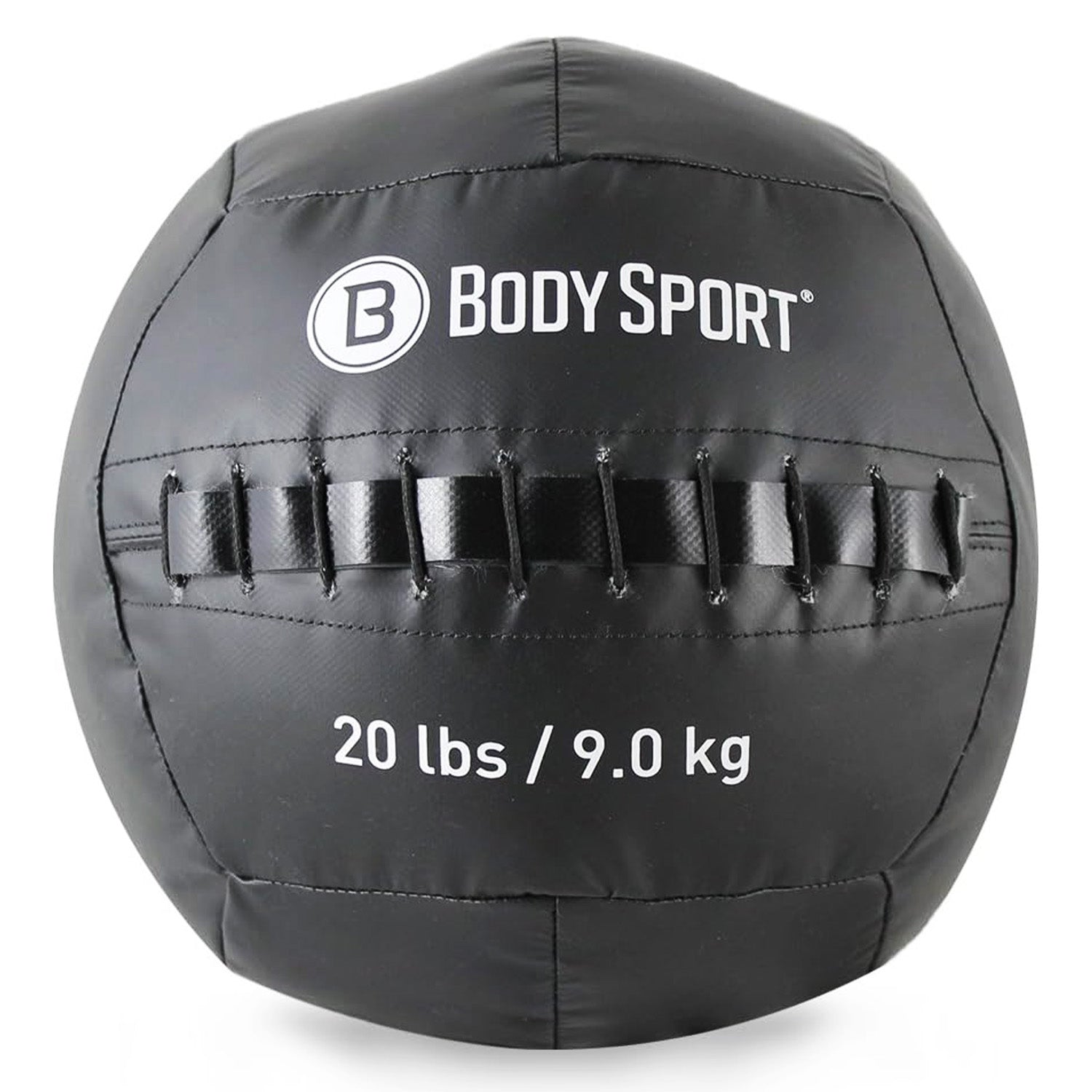 Body Sport Wall Ball, 20Lb, Black