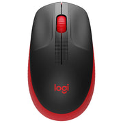 Logitech Full-Size Wireless Mouse - Red